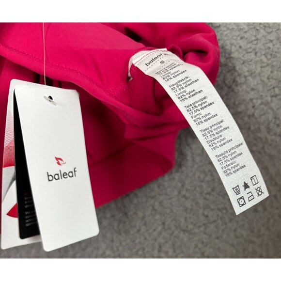 Baleaf Womens Hot Pink Sports Bra With Adjustable Straps  Small New With Tag's. - Picture 6 of 6